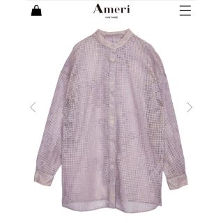 アメリヴィンテージ(Ameri VINTAGE)のameri MEDI CROSS STITCH LIKE SHIRT(シャツ/ブラウス(長袖/七分))