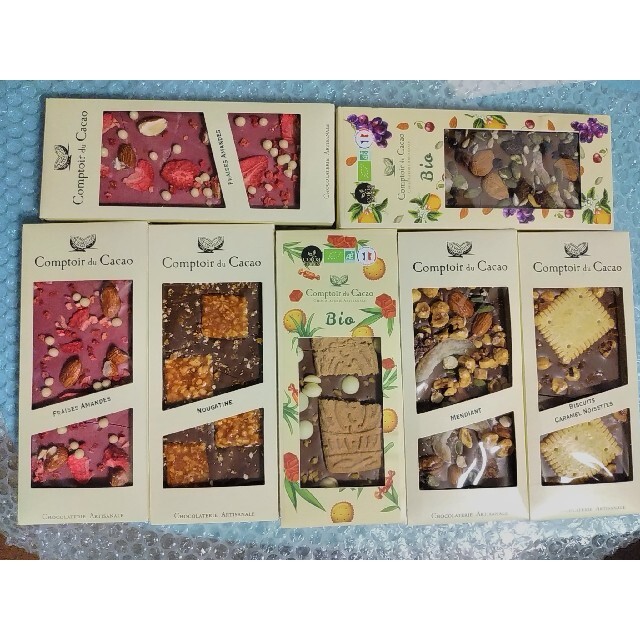 Comptoir du Cacao グルメバー　７枚組　コントワールドゥカカオ 食品/飲料/酒の食品(菓子/デザート)の商品写真
