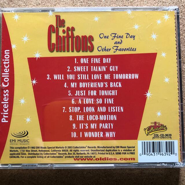 シフォンズ　One Fine Day  & more    輸入盤　CD エンタメ/ホビーのCD(ポップス/ロック(洋楽))の商品写真