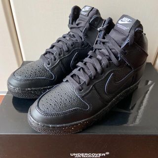 定価以下 UNDERCOVER × NIKE DUNK HI ブラック/27.5