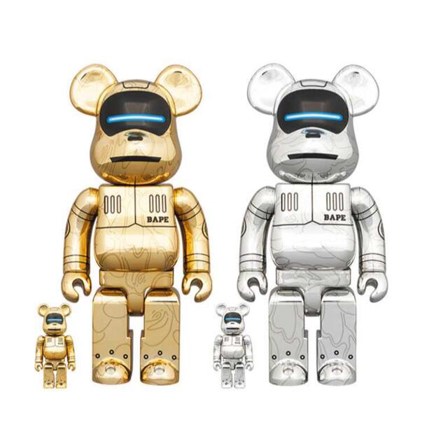 BE@RBRICK SORAYAMA BABY MILO 100％ & 400%