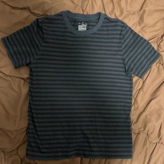 ムジルシリョウヒン(MUJI (無印良品))の無印良品　Ｔシャツ　半袖　ボーダー　メンズ　M(Tシャツ/カットソー(半袖/袖なし))