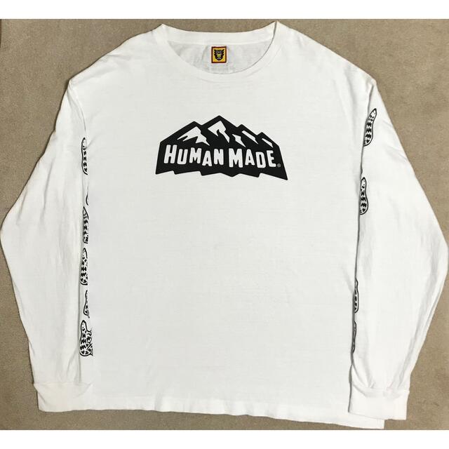 ヒューマンメイド　HUMAN MADE　Tシャツ　ロンT ホワイト　Mサイズ