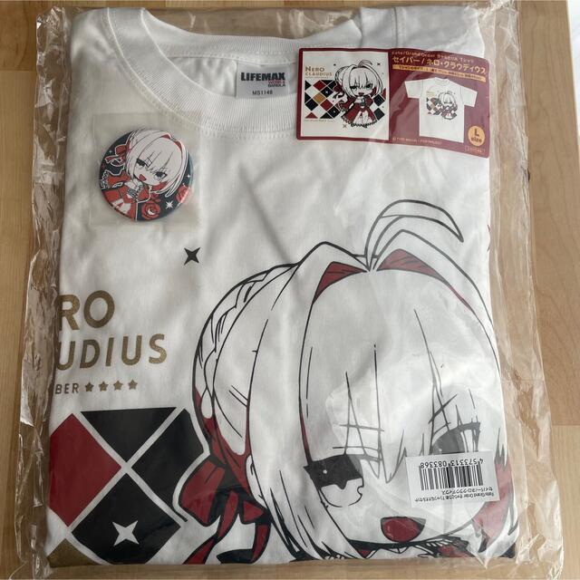 FGO きゃらとりあ セイバー ネロ Tシャツ 缶バッジ タオル