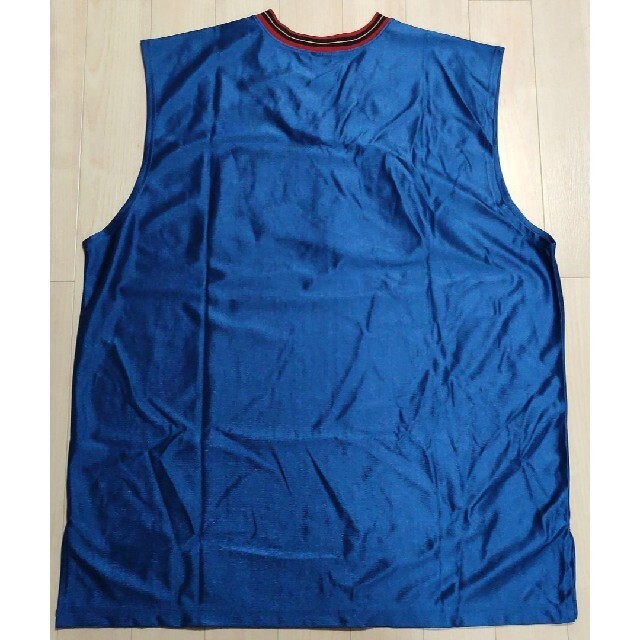 未使用 チャンピオン NBA シクサーズ ゲームシャツ アイバーソン ブルー