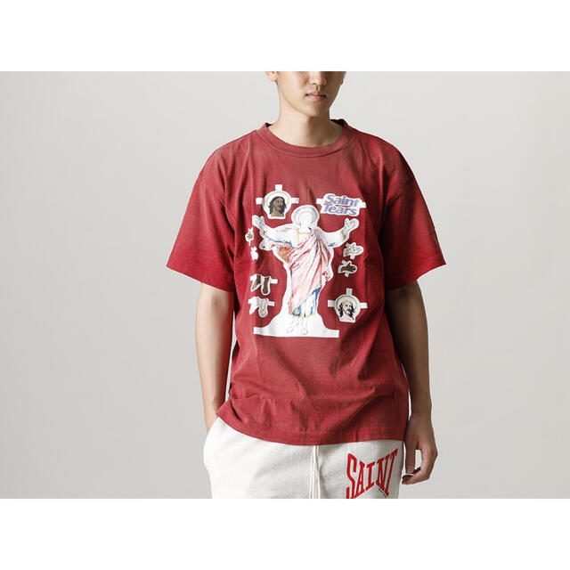 SAINT M×××××× SAINT MICHAEL セントマイケル Tシャツ-