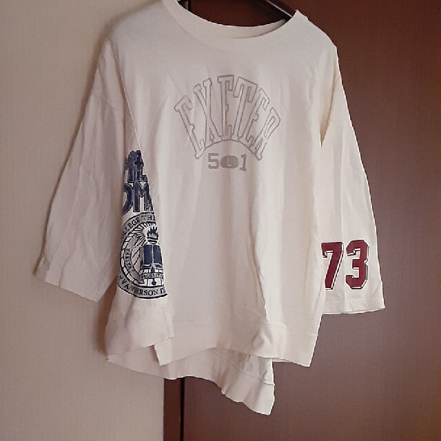 CUBE SUGAR(キューブシュガー)のCUBESUGAR 七分丈Tシャツ レディースのトップス(Tシャツ(長袖/七分))の商品写真