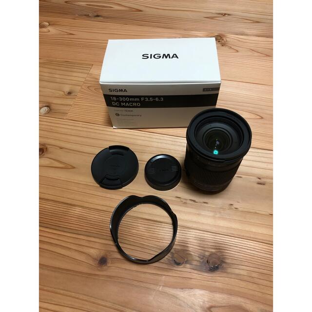 SIGMA(シグマ)の美品 SIGMA18-300m F3.5-6.3DC MACRO OS HSM  スマホ/家電/カメラのカメラ(レンズ(ズーム))の商品写真