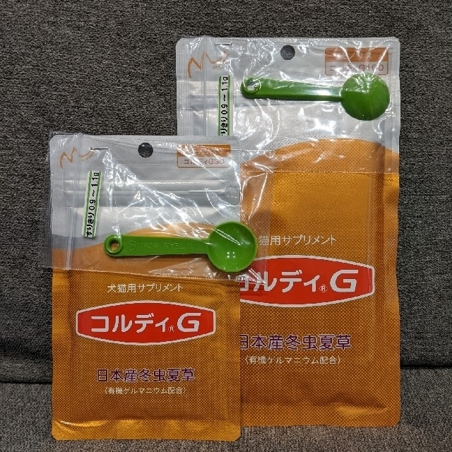 【新品】犬猫用サプリメント 冬虫夏草 コルディG　100＋30g100g＋30g○参考小売価格