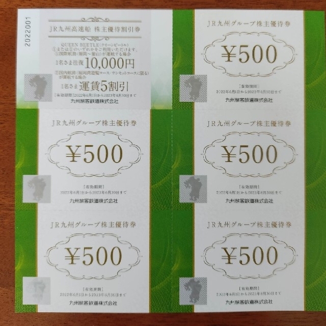 JR九州　株主優待券　1セット チケットの優待券/割引券(その他)の商品写真