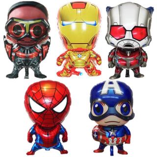 マーベル(MARVEL)のアベンジャーズ5点セット☆バルーン☆風船☆スパイダーマン☆アイアンマン☆ヒーロー(その他)