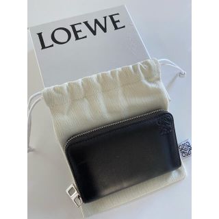 ロエベ(LOEWE)のLOEWE✨カードケースダークブラウン中古(コインケース/小銭入れ)