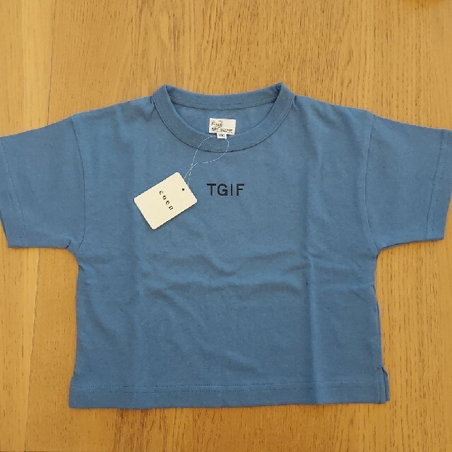 coen(コーエン)のタグ付き未使用【coen】TGIF 半袖Tシャツ 100サイズ キッズ/ベビー/マタニティのキッズ服男の子用(90cm~)(Tシャツ/カットソー)の商品写真