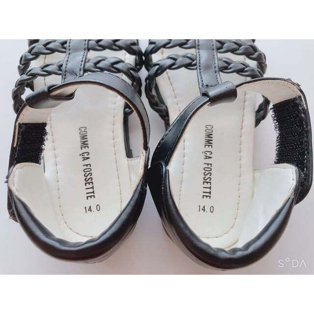 《  COMME CA   14cm  サンダル  美品  》 キッズ/ベビー/マタニティのベビー靴/シューズ(~14cm)(サンダル)の商品写真
