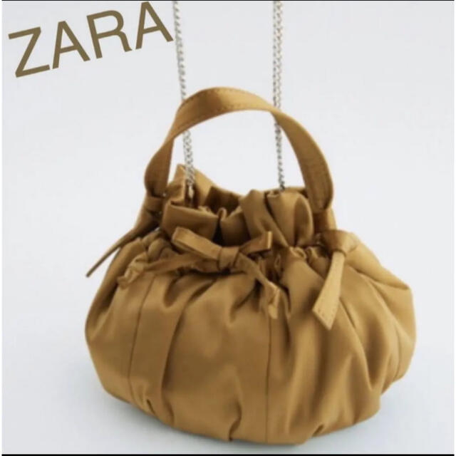 ZARA(ザラ)のZARA☆新品タグ付　ミニバケットクロスボディバッグ レディースのバッグ(ショルダーバッグ)の商品写真