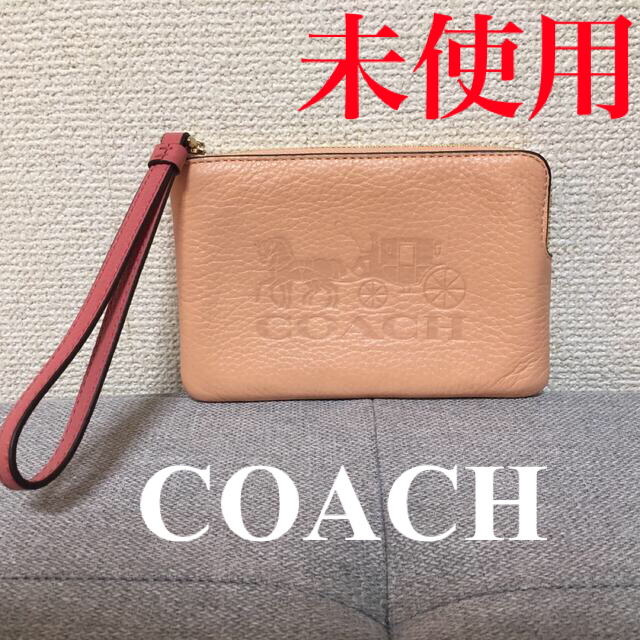 新品❤︎ COACH コーチ ポーチ リストレット ピンク