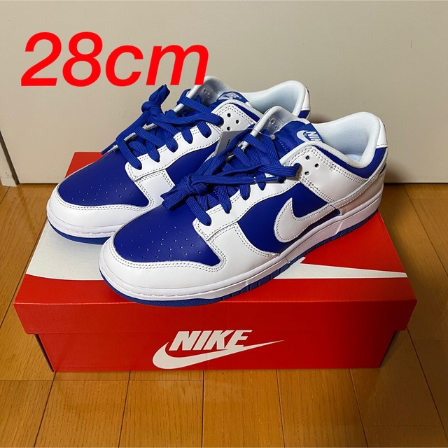 NIKE　ダンク Low Racer　Blue and White 28cm