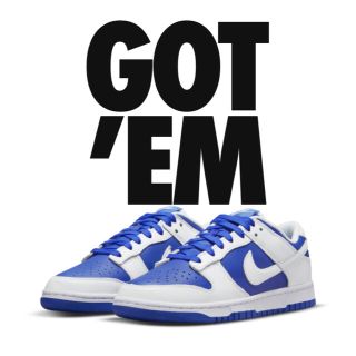 ナイキ(NIKE)のNIKE Dunk LOW Racer Blue White(スニーカー)