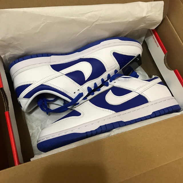 NIKE(ナイキ)の国内正規 Nike Dunk Low Racer Blue and White メンズの靴/シューズ(スニーカー)の商品写真