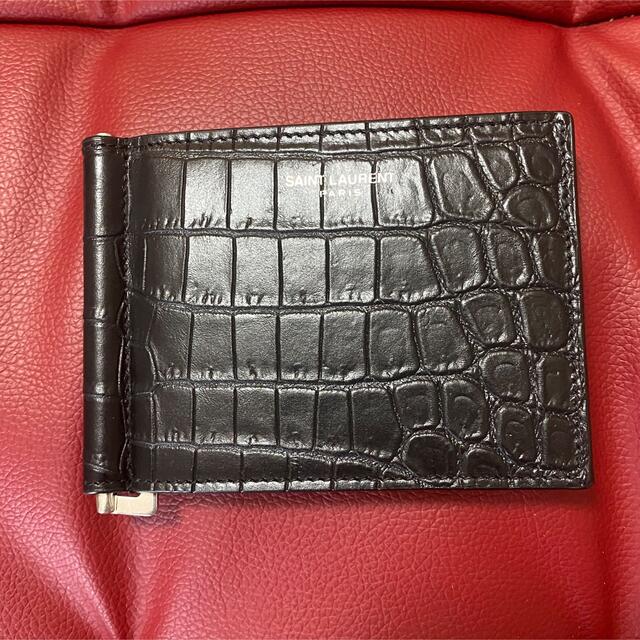 【美品】Saint Laurent サンローラン 財布 マネークリップ