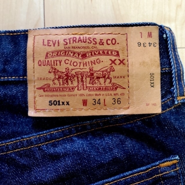 (週末値下げ)LEVIS リーバイス　501XX 復刻　555 米国製 メンズのパンツ(デニム/ジーンズ)の商品写真