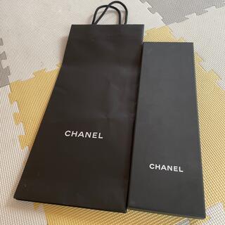 シャネル(CHANEL)のCHANELシャネル　ネクタイ用ショッパー化粧箱(ショップ袋)