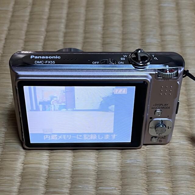 Panasonic(パナソニック)のパナソニックのデジカメ　DMC-FX55 ピンク　ユーズド スマホ/家電/カメラのカメラ(コンパクトデジタルカメラ)の商品写真