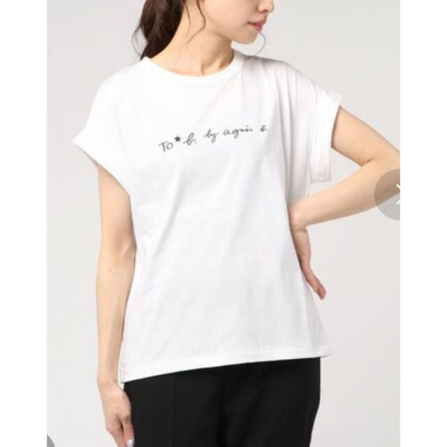 agnes b.(アニエスベー)のアニエスベーTシャツ　38 白 レディースのトップス(Tシャツ(半袖/袖なし))の商品写真