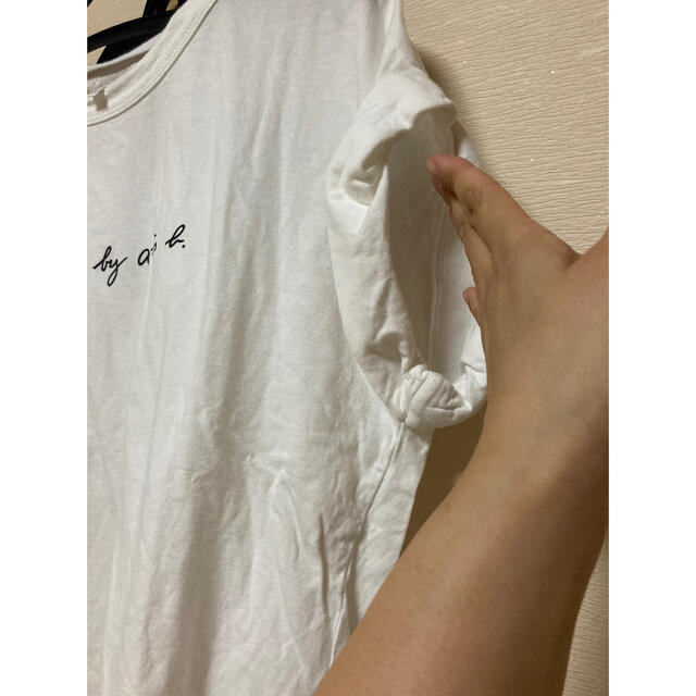 agnes b.(アニエスベー)のアニエスベーTシャツ　38 白 レディースのトップス(Tシャツ(半袖/袖なし))の商品写真