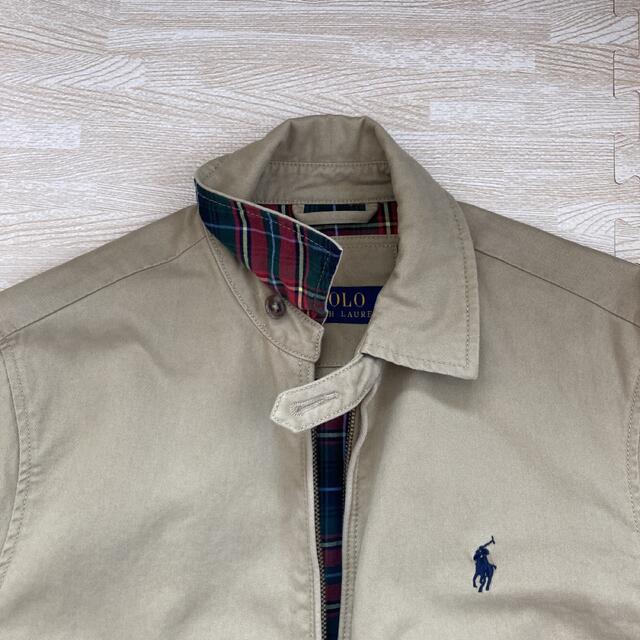 POLO RALPH LAUREN(ポロラルフローレン)の【美品】ラルフローレン　ポロ　メンズ　ジャケット　ベージュ　XS メンズのジャケット/アウター(ブルゾン)の商品写真