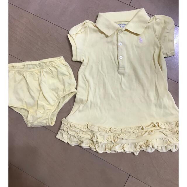 Ralph Lauren(ラルフローレン)の美品　ラルフローレン ワンピース　80 キッズ/ベビー/マタニティのベビー服(~85cm)(ワンピース)の商品写真