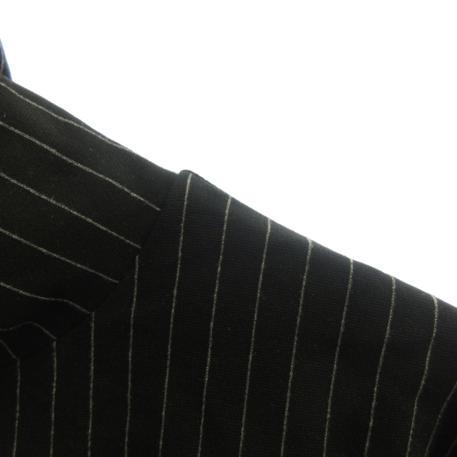 MILKBOY(ミルクボーイ)のMILK BOY ミルクボーイ ストライプ柄タートルネックカットソー ブラック 20154219 メンズのトップス(シャツ)の商品写真