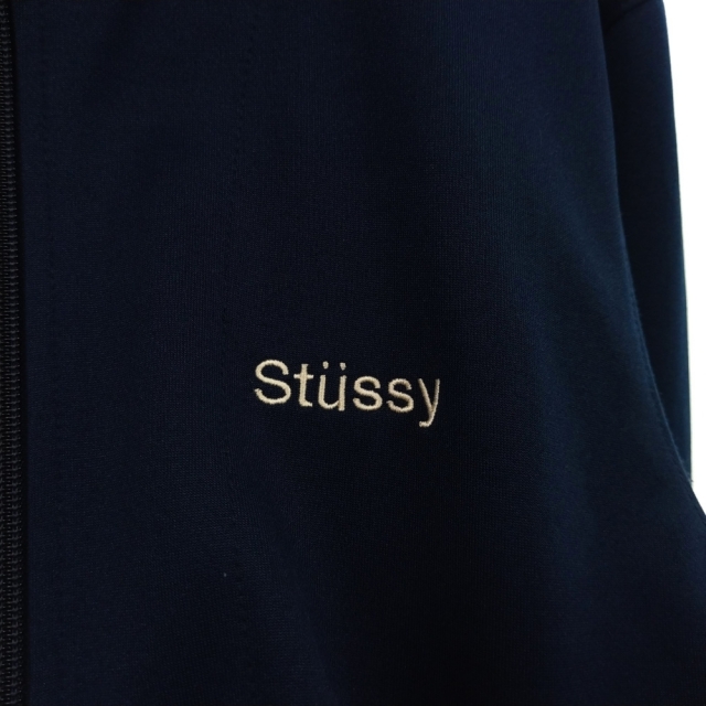STUSSY(ステューシー)のSTUSSY ステューシー ロゴ刺繍トラックジャージージャケット メンズのジャケット/アウター(フライトジャケット)の商品写真