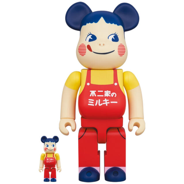 BE＠RBRICK ホーロー看板 ペコちゃん 100％ & 400％ エンタメ/ホビーのフィギュア(その他)の商品写真