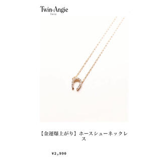 アメリヴィンテージ(Ameri VINTAGE)の【最後の1点】【金運爆上がり】ホースシューネックレス(ネックレス)