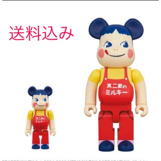 フジヤ(不二家)のBE＠RBRICK ホーロー看板 ペコちゃん 100％ & 400％(その他)