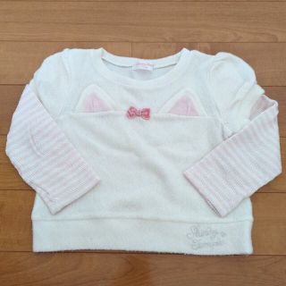 シャーリーテンプル(Shirley Temple)のシャーリーテンプル☆ねこトレーナー120 110のお子様にも(Tシャツ/カットソー)