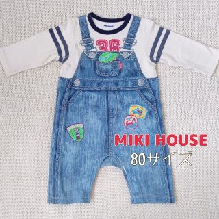 mikihouse - MIKI HOUSE(ミキハウス)だまし絵ロンパースの通販 by ...