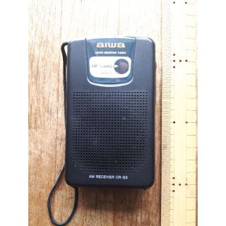 【中古】aiwa AM RECEIVER CR－S3　AMラジオ(ラジオ)