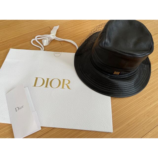 即日発送】 C Dior - ディオール チュール ラムハット バゲットハット