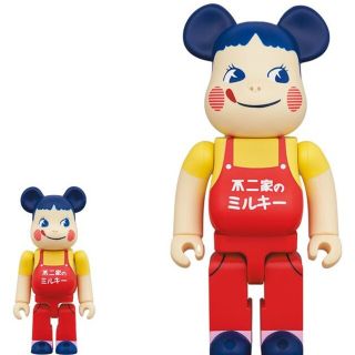 ベアブリック(BE@RBRICK)のBE＠RBRICK ペコちゃん ホーロー看板 100％& 400％不二家(フィギュア)