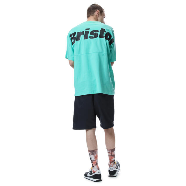 M FCRB BIG LOGO WIDE TEE ライトブルー 6