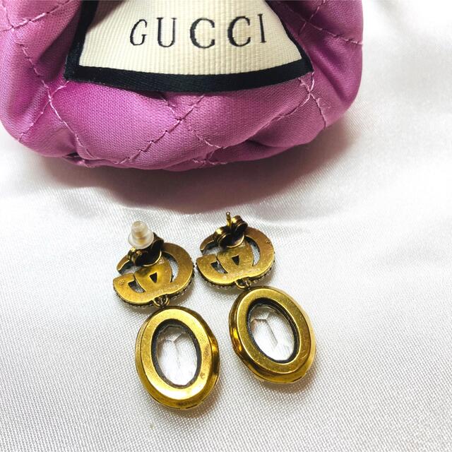 Gucci(グッチ)の★グッチ★ GGマーモント ストーン ピアス レディースのアクセサリー(ピアス)の商品写真