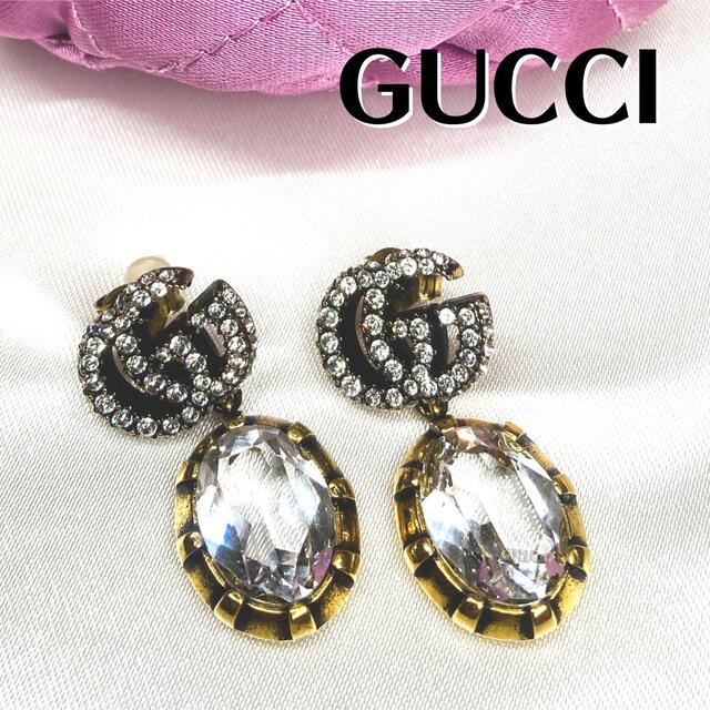 Gucci(グッチ)の★グッチ★ GGマーモント ストーン ピアス レディースのアクセサリー(ピアス)の商品写真