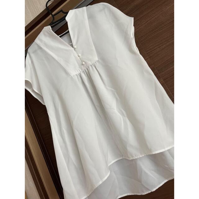ホワイトシャツ メンズのトップス(Tシャツ/カットソー(半袖/袖なし))の商品写真