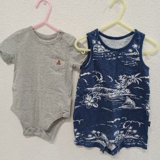 ベビーギャップ(babyGAP)のbabyGAP　ロンパース　2点セット(ロンパース)