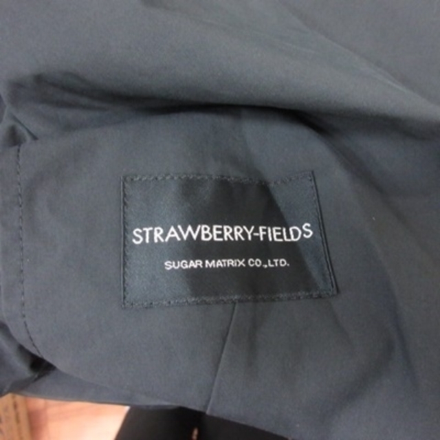 STRAWBERRY-FIELDS(ストロベリーフィールズ)のストロベリーフィールズ テーラードジャケット シングル 黒 ブラック /YI レディースのジャケット/アウター(その他)の商品写真