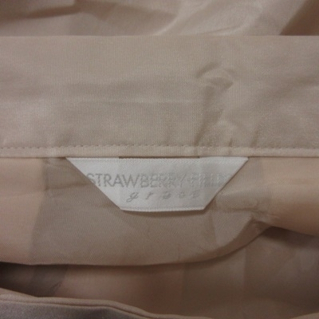 STRAWBERRY-FIELDS(ストロベリーフィールズ)のストロベリーフィールズ フレアスカート ミモレ ロング ベージュ /YI レディースのスカート(ロングスカート)の商品写真
