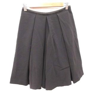 トゥービーシック(TO BE CHIC)のトゥービーシック キュロットパンツ ハーフ ワイド タック 38 こげ茶(キュロット)