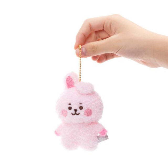 BTS BT21 ピンク たっとん マスコット ふわふわもこもこ COOKY ...